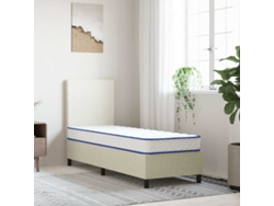Colchón De Espuma Viscoelástica Blanca 70x200x17 Cm Suave