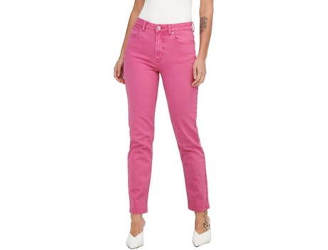 Pantalones Vaqueros ONLY Emily Algodón Mujer (W27/L32 - Rosa)