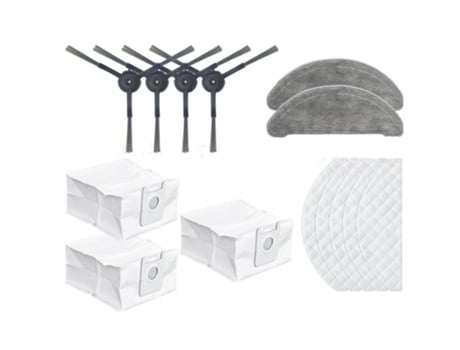 Para Roidmi Eve Plus piezas de aspiradora bolsa de polvo fregona cepillo rodante filtro Cepillo Lateral accesorios de fregona desechables