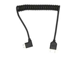 Cable De Interfaz Multimedia Hd 8k 48 Gbps, Conector En Codo Derecho, Mini Interfaz Multimedia Hd A Cable De Interfaz