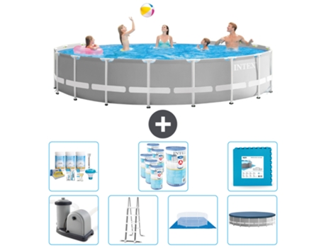 Piscina Tubular INTEX 26732GN-CB42 (24311 L - 549x122cm)