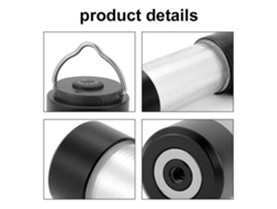 Linterna Led Multifuncional Para Camping, Lámpara Para Tienda De Campaña, Linterna De Emergencia Recargable Con Trípode Y Base Magnética.