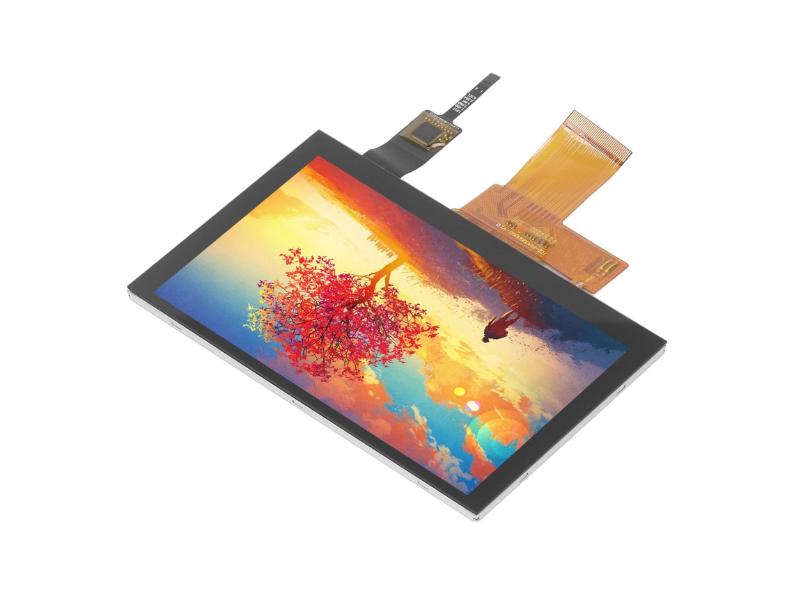 2026as - Pantalla LCD de 5 pulgadas con módulo de visualización táctil capacitiva, ángulo de visión completo de 800x480, interfaz LVDS IC.