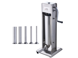 Recheio De Salsicha Vertical Em Aço Inoxidável 7 L Manual 5 Tubos Succebuy