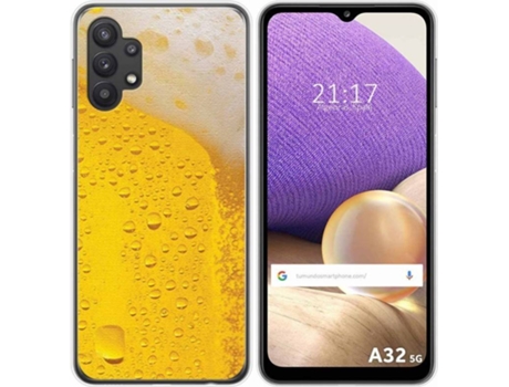 Carcasa Samsung Galaxy A32 5G TUMUNDOSMARTPHONE Cerveza Multicolor