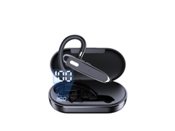 Auriculares inalámbricos Bluetooth 5.3 con micrófono, carga manos libres mediante USB-C, ideales para conducir, la oficina y los negocios. Compatibles con Bisbisous.