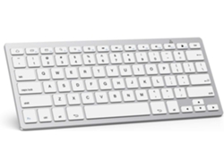Teclado Bluetooth para tableta Samsung, teclado ultrafino para Samsung Galaxy Tab S7 Plus/s6 Lite, Tab A 10.1/8.0 2019/a7 y más dispositivos con Bluetooth.
