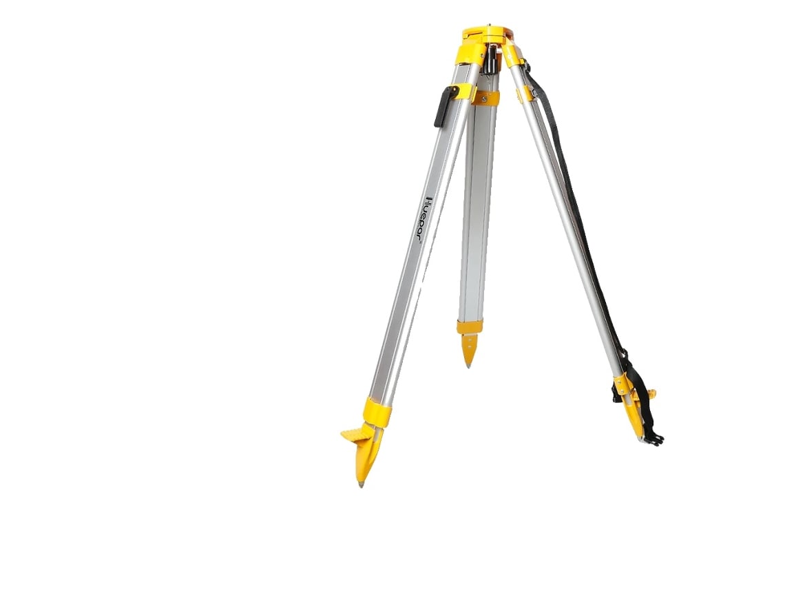 Trípode, construcción de aluminio, resistente, OEM dorado
