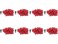 800 Unidades De Concentrador Lan Con Puerto Ethernet Rj45 De La Serie Roja Y Enchufe A Prueba De Polvo