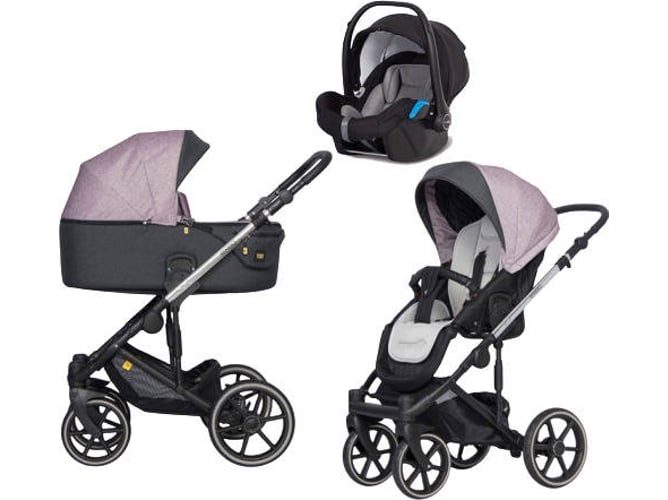 Carrito de Bebé Individual EXPANDER Exeo + Kite Isofix Ready Morado