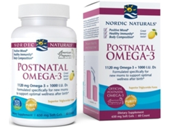 Omega-3 Postnatal Limón 1120 Mg 60 Cápsulas Blandas NORDIC NATURALS