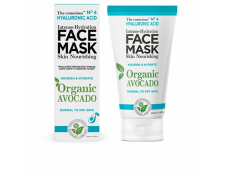 Mascarilla Facial Hidratante The Conscious Hyaluronic Acid Aguacate (50 ml)