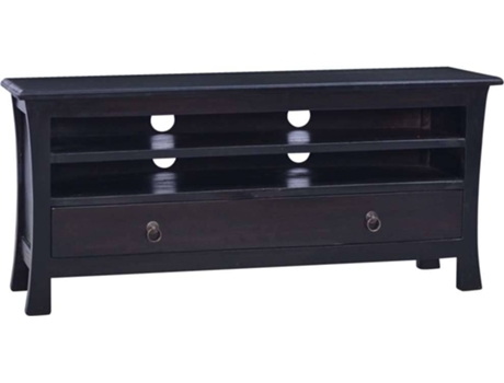Mueble para la televisión VIDAXL Negro Madera (100x30x45 cm)