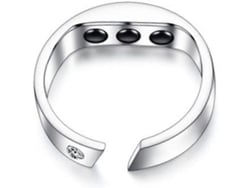 Anillo Antirruido Con 3 Imanes Para La Salud Y Para Dejar De Roncar, Ajustable, Acero De Titanio, Material Plateado.
