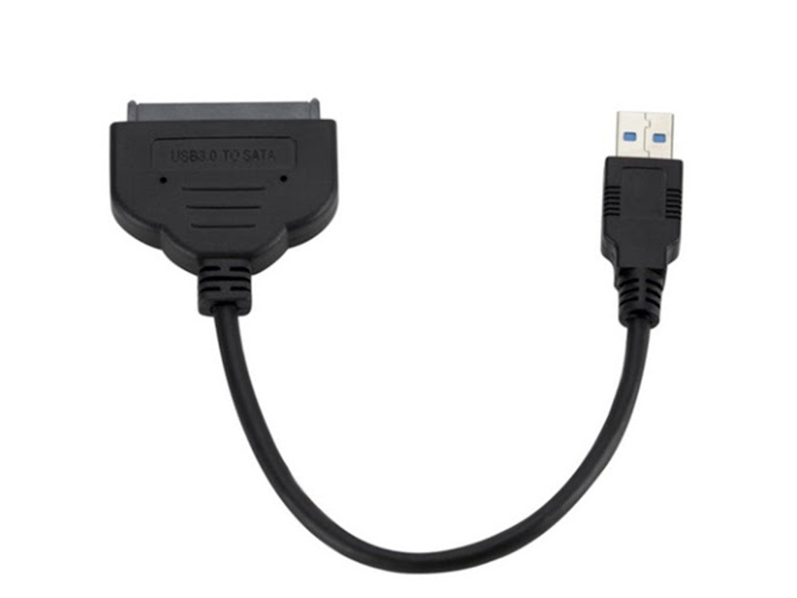 Cable Adaptador Usb 3.0 para Sata 7 15 Pinos Negro