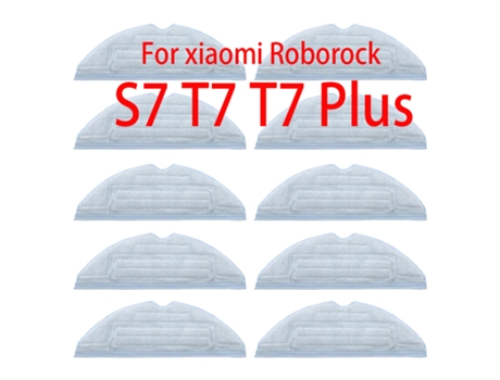 10 piezas de paño de mopa para Xiaomi Roborock S7 T7 T7 Plus accesorios para aspiradoras paño de mopa de repuesto
