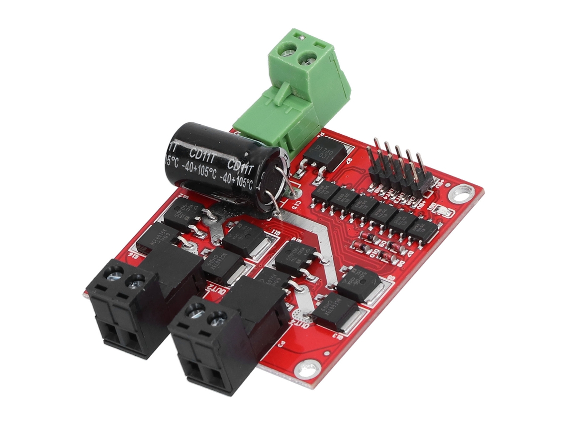Módulo Controlador De Motor De Cc Pwm De 2 Canales Y Alta Potencia De 160 W. Componente Electrónico.