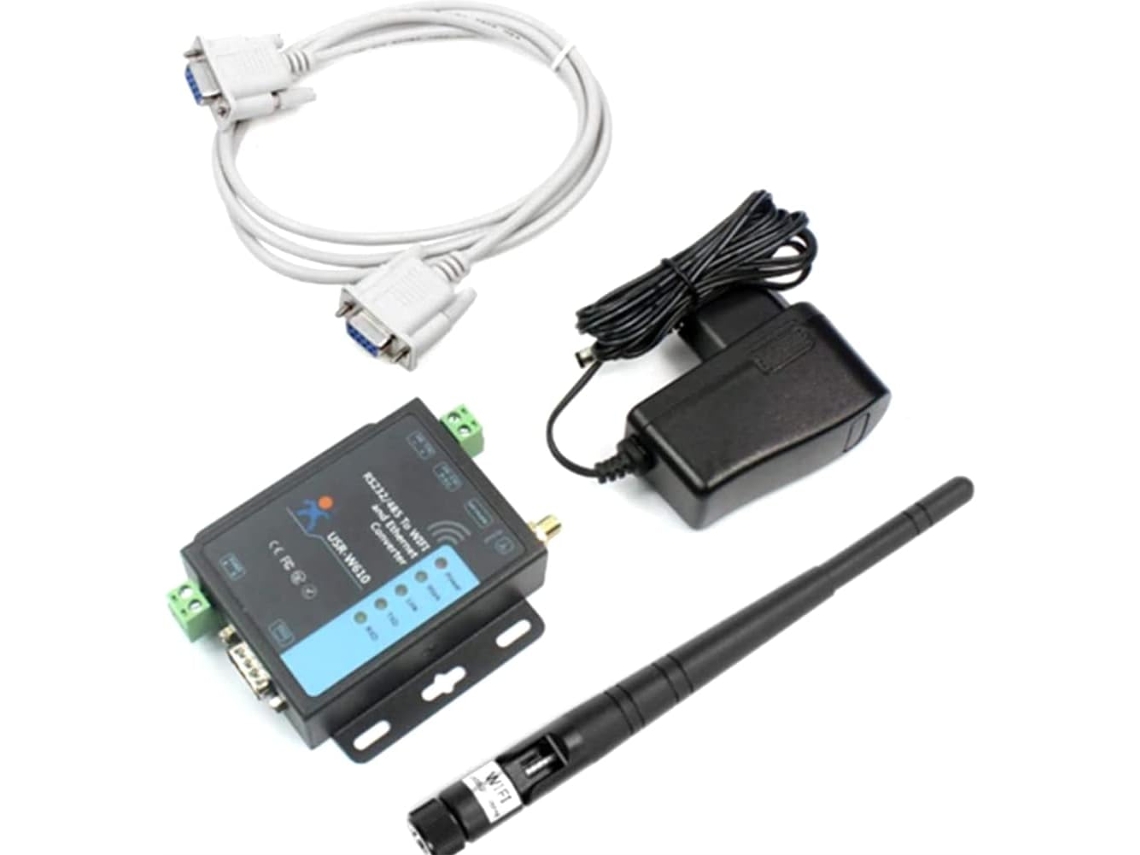 Convertidor De Servidor Serie Https Rs232 W610 Sin Rs485 A Ethernet Rj45 Wifi Web Integrado