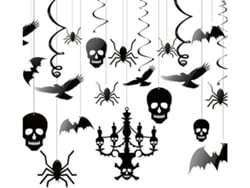 Es Un Juego De 20 Adornos Colgantes Para Lámparas De Techo De Halloween. Son Perfectos Para Decorar Casas Embrujadas, Y Su Diseño Ergonómico