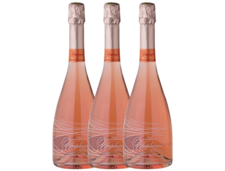 Espumante PEQUEÑOS PRODUCTORES Unplugged Rosé Pinot Negro Brut Cava Reserva (0.75 L - 3 unidades)