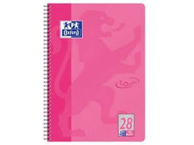 Cuarderno OXFORD 400086496 (Rosa - A4 - Cuadriculado - 21x29.7cm)
