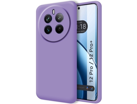 Funda Ultra para Realme 12 Pro 5G / 12 Pro Plus 5G TUMUNDOSMARTPHONE Silicona Líquida Morado