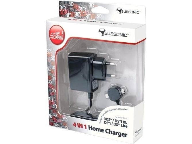 Subsonic Cargador Para casa doble de corriente 2 consolas adaptador nintendo new 3ds xl 2ds y dsi homecharger 4 1 5 3dsxldsids