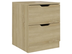 Maison Exclusive - Mesita De Noche Madera De Ingeniería Roble Sonoma 40x40x50 Cm