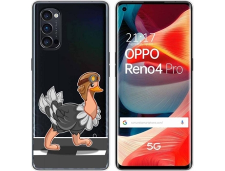 Carcasa Oppo Reno 4 Pro 5G TUMUNDOSMARTPHONE Avestruz Multicolor