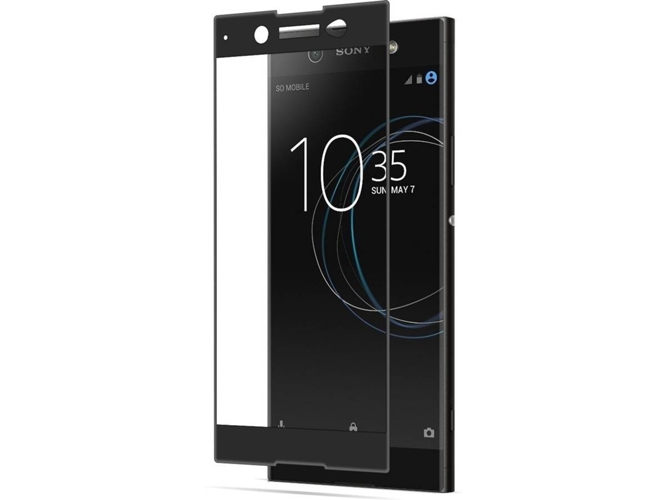 Protector de Cristal Templado Sony Xperia XA1 Ultra WEPHONE ACCESORIOS Completo Negro