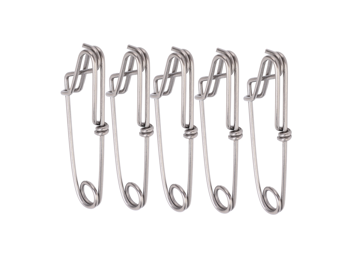 2026rebe-5pcs/set Clip De Pesca Longline Resistente A La Corrosión Clip De Atún Para Pesca En El Océano 2.6x100mm