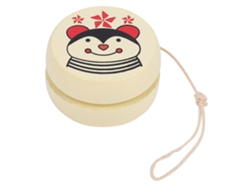 Yo-yo De Madera Con Diseño De Abeja De Dibujos Animados Para La Educación Infantil Temprana Para Niños De 3 A 6 Años.