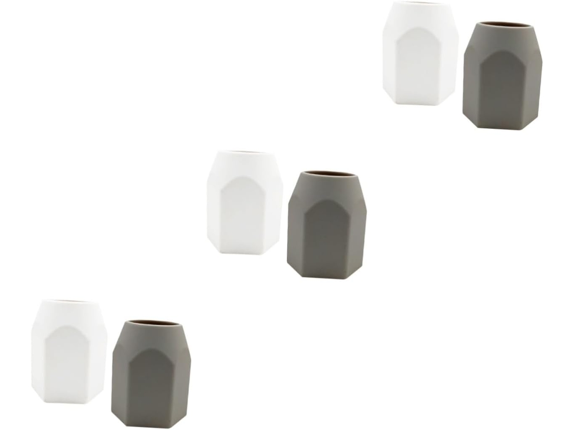 Juego de 3 kits de herramientas de maquillaje de silicona, organizador de escritorio, Port Gokoco