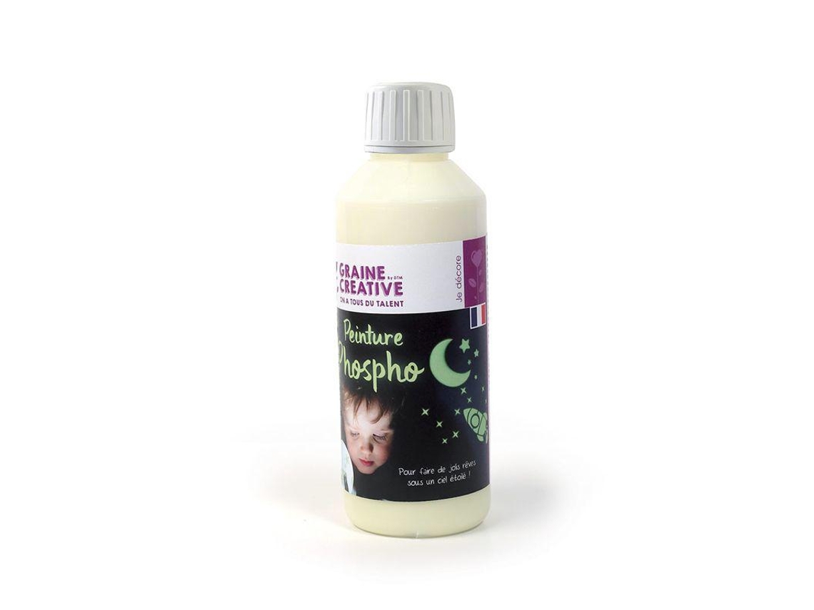Tinta Fluorescente GRAINE CREATIVE Fosforescente 250 ml Graine Creative