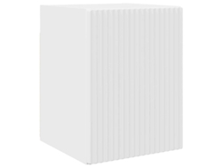 Mueble para TV | Mueble para TV | Mueble para TV de pared, blanco brillante, 30 x 31 x 40 cm