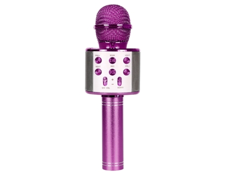 Micrófono de karaoke Bluetooth CO-PHÉNIX Morado