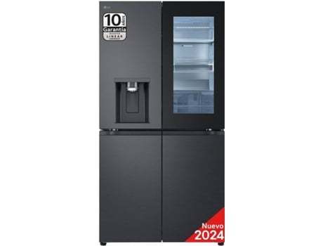 LG – Frigorífico americano LG 179,20 cm, 638l, InstaView, negro- GMG961EVKE.