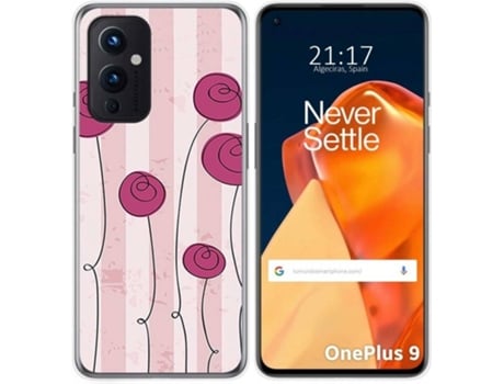 Carcasa OnePlus 9 5G TUMUNDOSMARTPHONE Flores Vintage Multicolor
