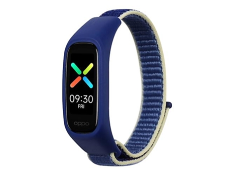 Correa De Reloj Inteligente Para Reloj Oppo Nylon Ice Blue Watch Band VENISYMLIS