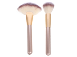 Kit de maquillaje fácil de limpiar, brochas redondas para mujer, 18 x 6 x 0,8 cm, 1 juego Rosewell