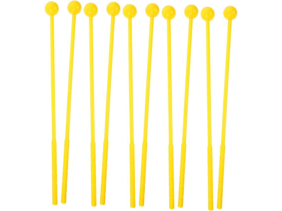 Juego De 10 Baquetas De Percusión Para Xilófono Y Marimba - Baquetas De Plástico Ligeras