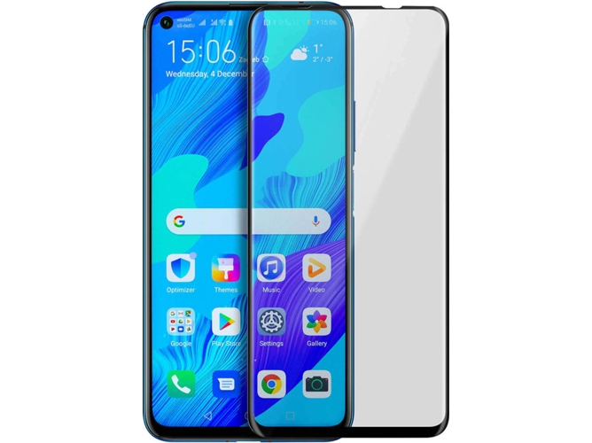 Protector de Cristal Templado Huawei, Honor Nova 5T, Honor 20 AVIZAR GLASS-ELEC-BK-H20R Negro