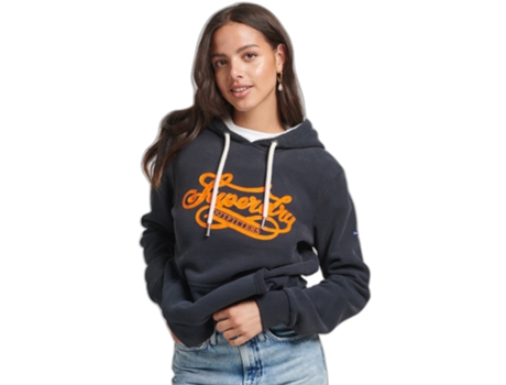 Sudadera para Mujer SUPERDRY (XS - Azul)