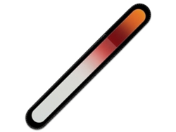 Lima de uñas grande de cristal arcoíris R-b5 - Naranja sanguina