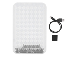 Caja De Gabinete Sata Hdd Ssd K2536c 5gbps Caja Externa Móvil Transparente