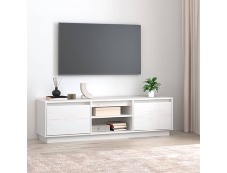 Mueble De Tv VIDAXL Blanco Madera (140x35x40 cm)