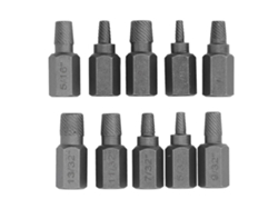 10 Extractores De Tornillos Dañados Con Llave Hexagonal Para La Extracción De Tornillos Y Tuercas.