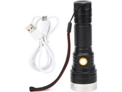 Linterna LED recargable por USB, superbrillante, resistente al agua NEVEANCE