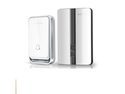 Timbre Inalámbrico Impermeable Para El Hogar Con Dispositivo Autoalimentado, Conjunto De Timbre Inteligente Con Botón Y Receptor. Brilvibera_ptg