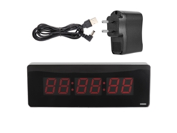 Reloj De Pared Digital Led De Aleación De Aluminio Con Visualización De Horas, Minutos Y Segundos Para Oficina O Dormitorio.